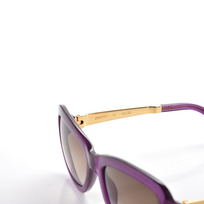 Louis Vuitton Petit Soupcon Sunglasses Z0557W Violet Speckling 6 of 7