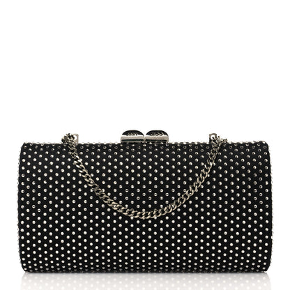 Jimmy Choo Satin Crystal Karlie Clutch Black 1 of 8