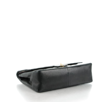 Chanel Lambskin Medium Mademoiselle Chain Double Flap Black 4 of 9