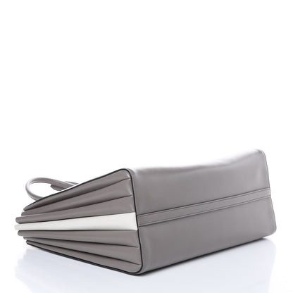 Prada City Calfskin Bibliotheque XL Tote Argilla Talco 4 of 9