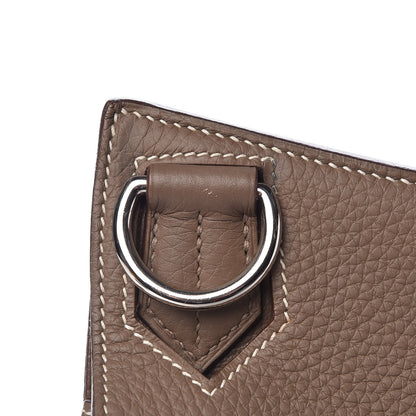 Hermes Taurillon Clemence Jypsiere 34 Etoupe 11 of 19