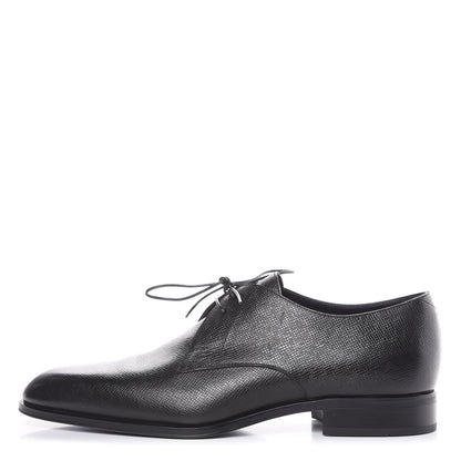 Louis Vuitton Taiga Mens City Derby 9 Black 1 of 8