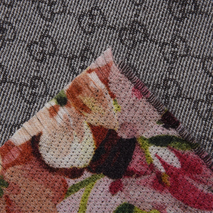 Gucci Wool GG Monogram Miniorophin Scarf Shell Pink 6 of 9