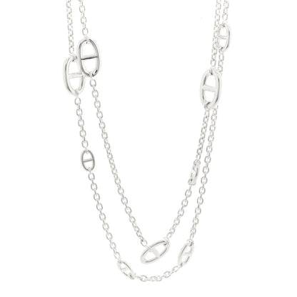 Hermes Sterling Silver Farandole Necklace 120 1 of 5
