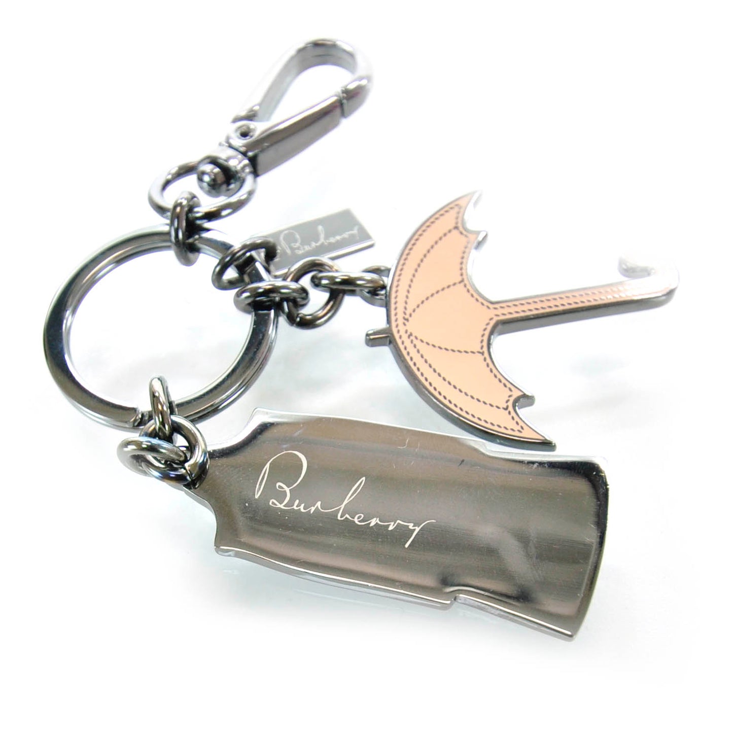 Trench Coat Umbrella Key Chain Bag Charm