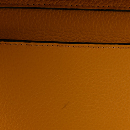 Chloe Raffia Small Grain Calfskin Medium Marcie Basket Yellow 13 of 13