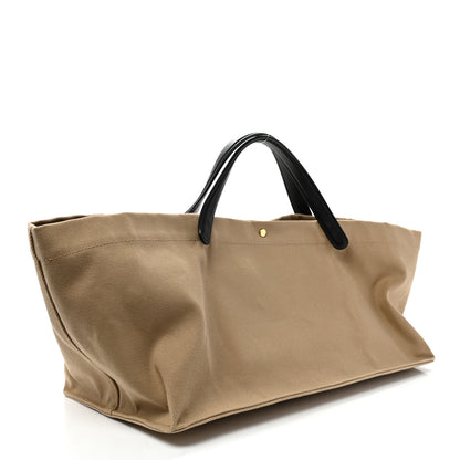 The Row Cotton Twill East West Idaho Tote Beige 3 of 9