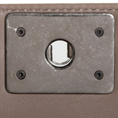 Chanel Calfskin Chevron Medium Boy Flap Taupe 6 of 8