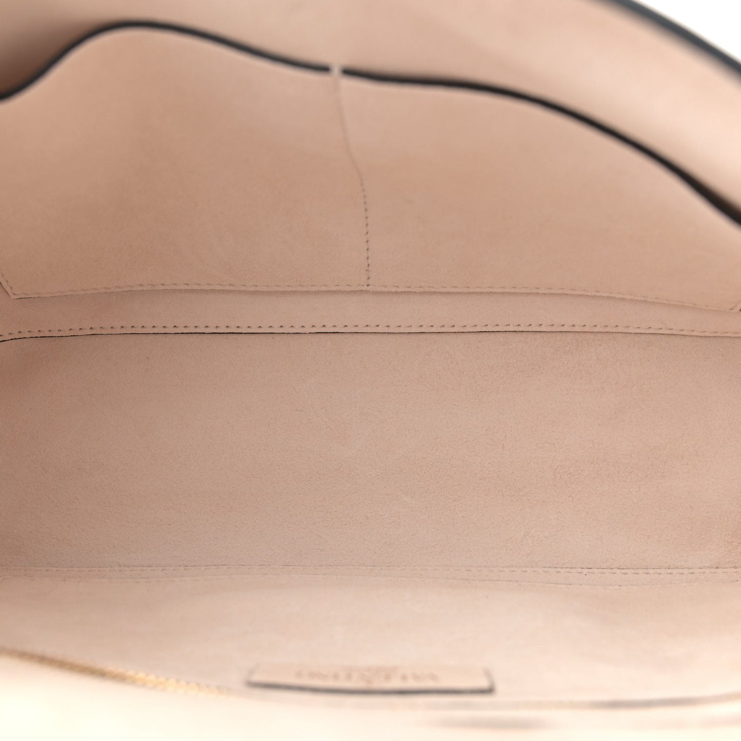 Grained Calfskin Large Roman Stud Shoulder Bag Light Ivory