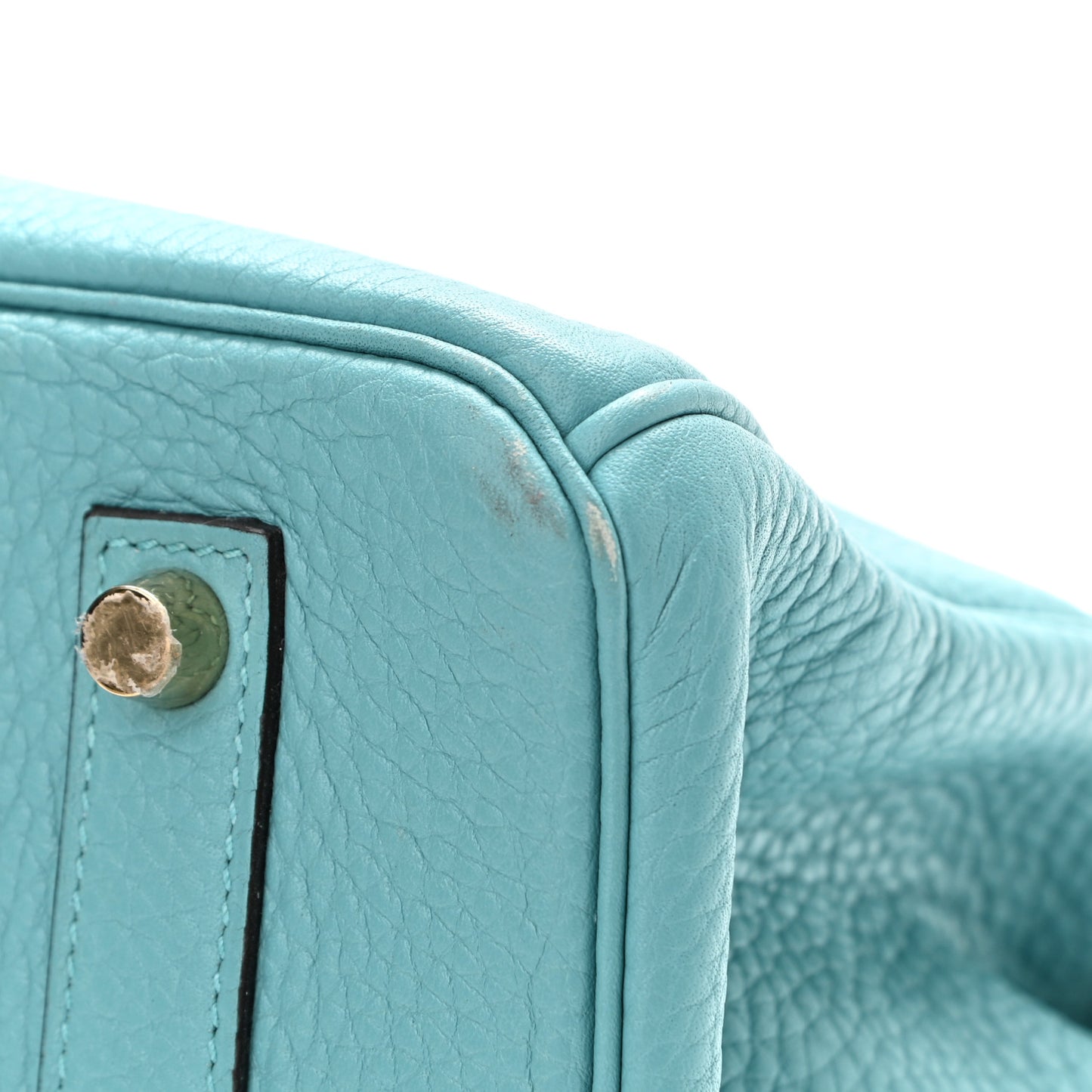 Taurillon Clemence Birkin 35 Bleu Saint Cyr
