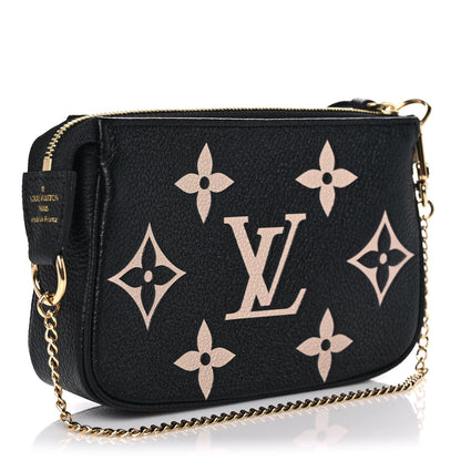 Louis Vuitton Empreinte Monogram Giant Mini Pochette Accessories Black 2 of 9