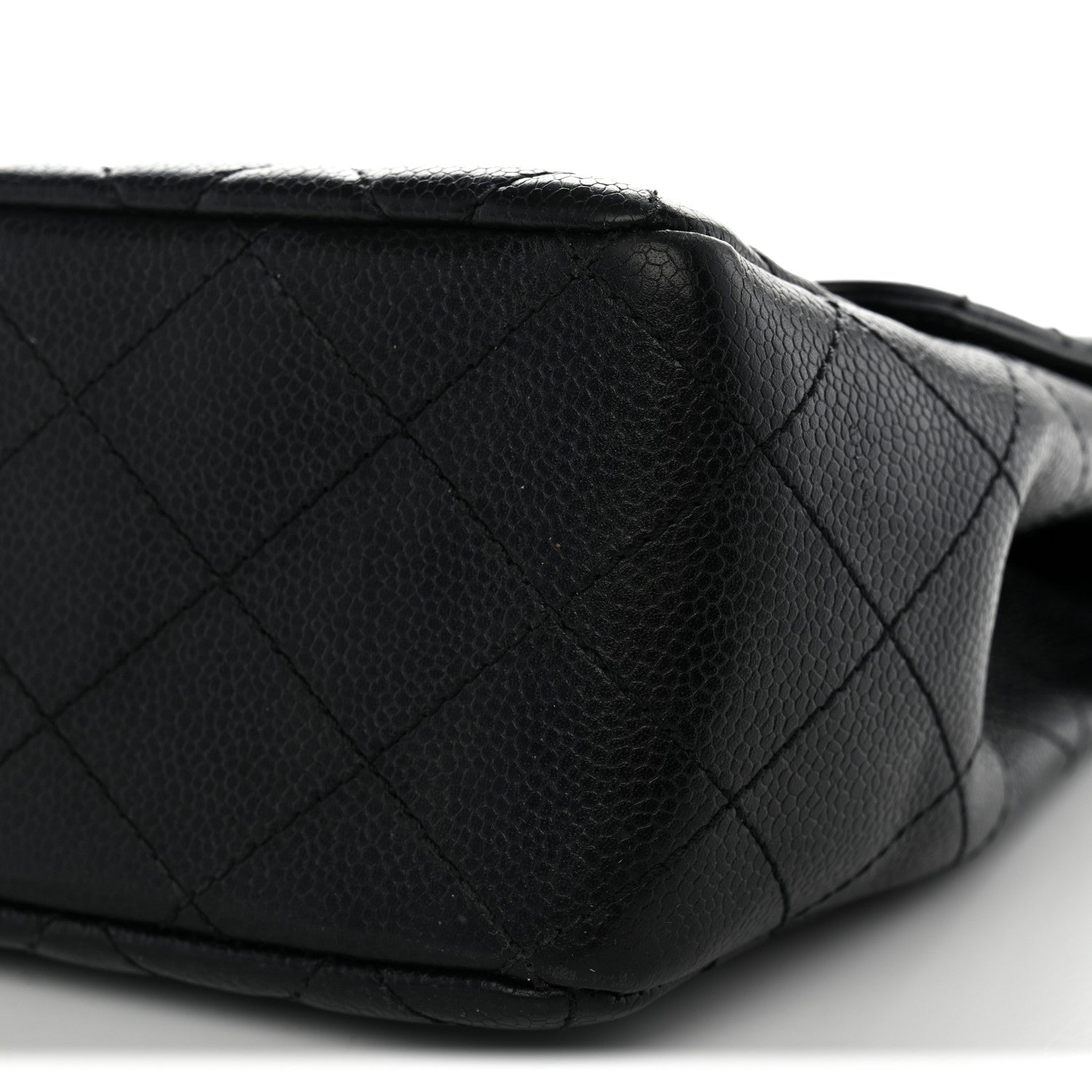 Chanel Caviar Quilted Jumbo Single Flap Black 10 of 14