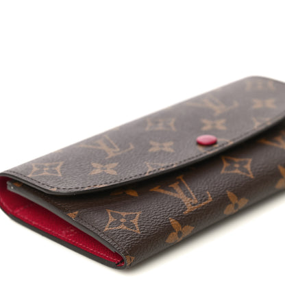 Louis Vuitton Monogram Emilie Wallet Fuchsia 8 of 13