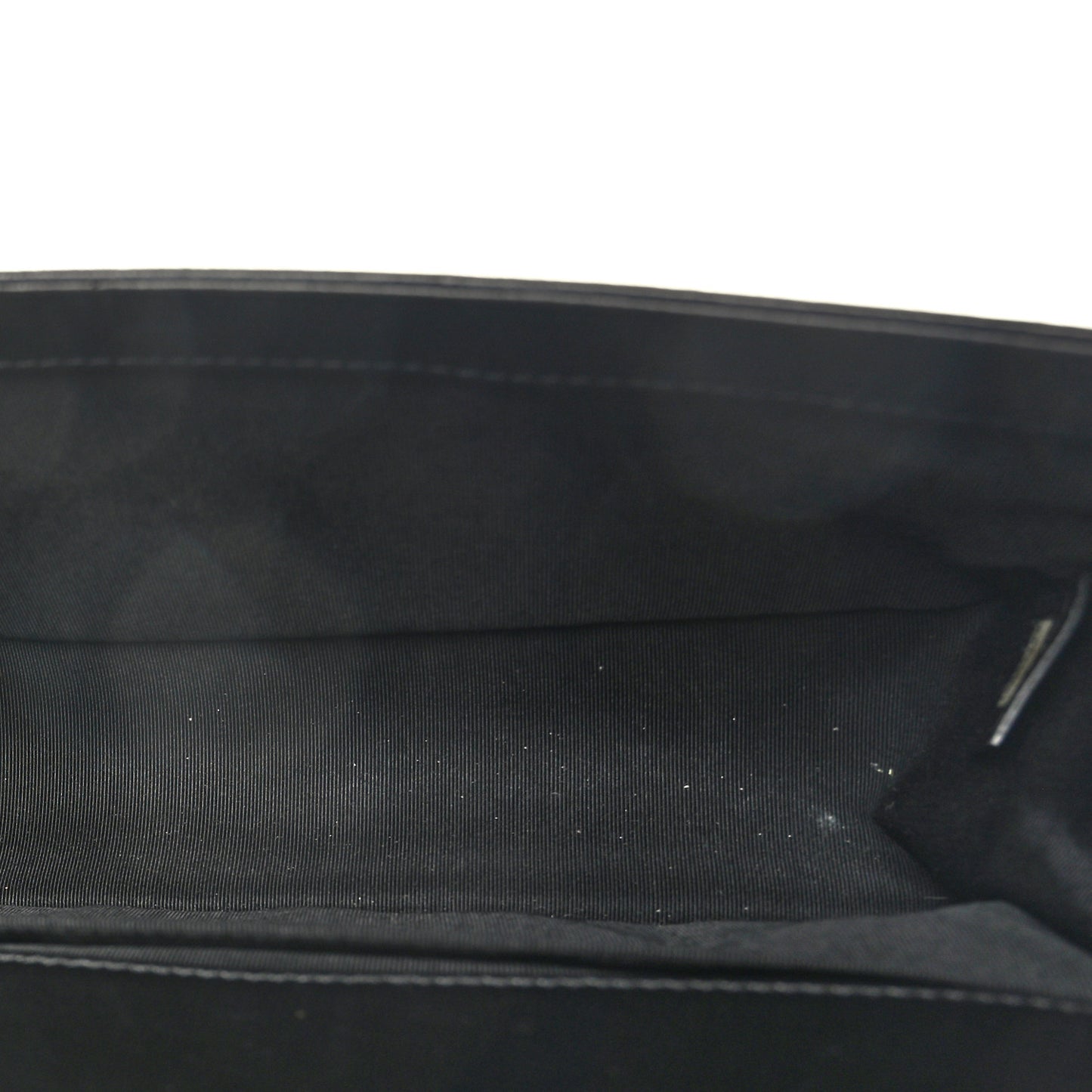 Lambskin Quilted Medium Boy Flap Black