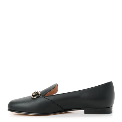 Gucci Calfskin Horsebit Loafers 37 Black 1 of 10