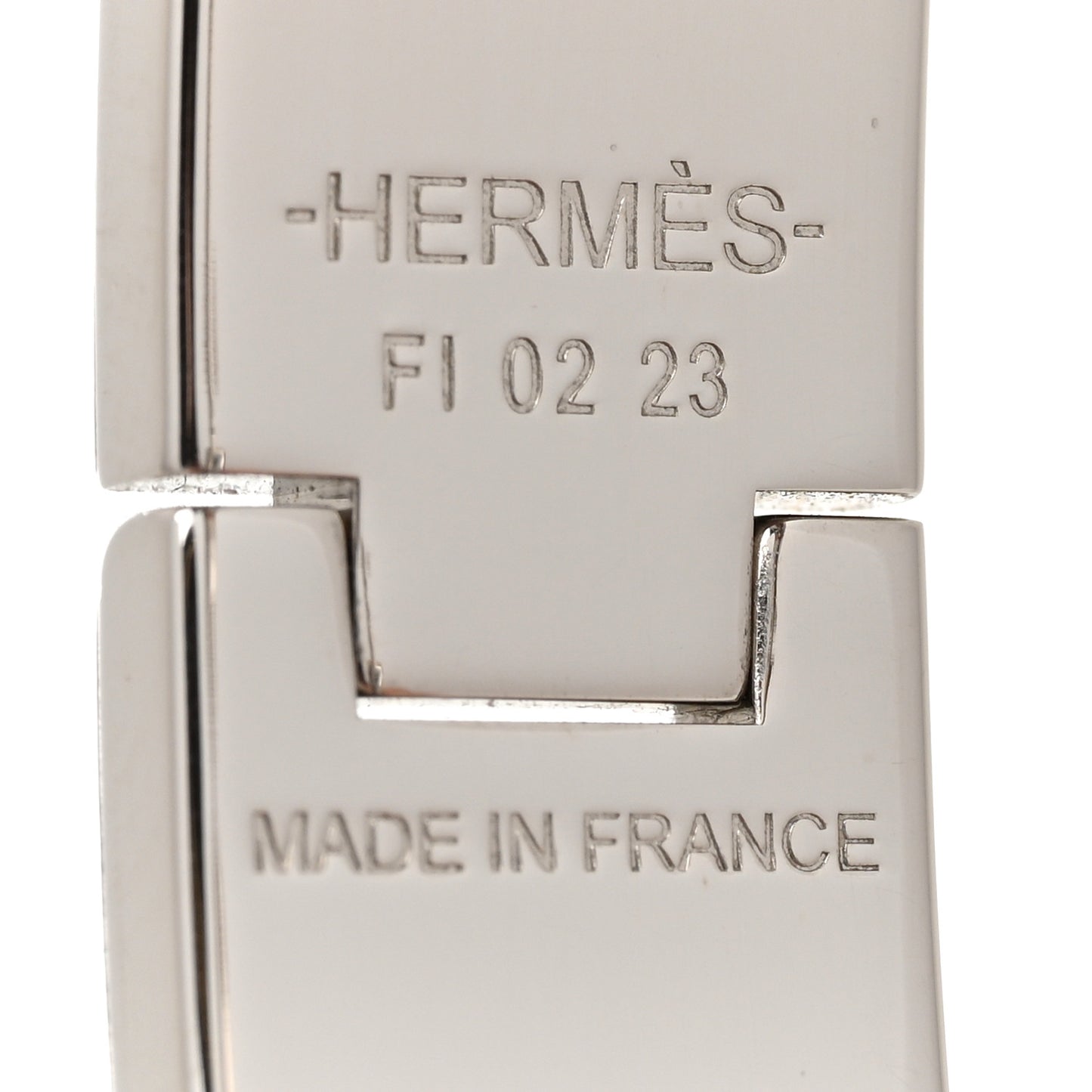 Matte Enamel Narrow Clic Clac HH Bracelet Bleu Biarritz