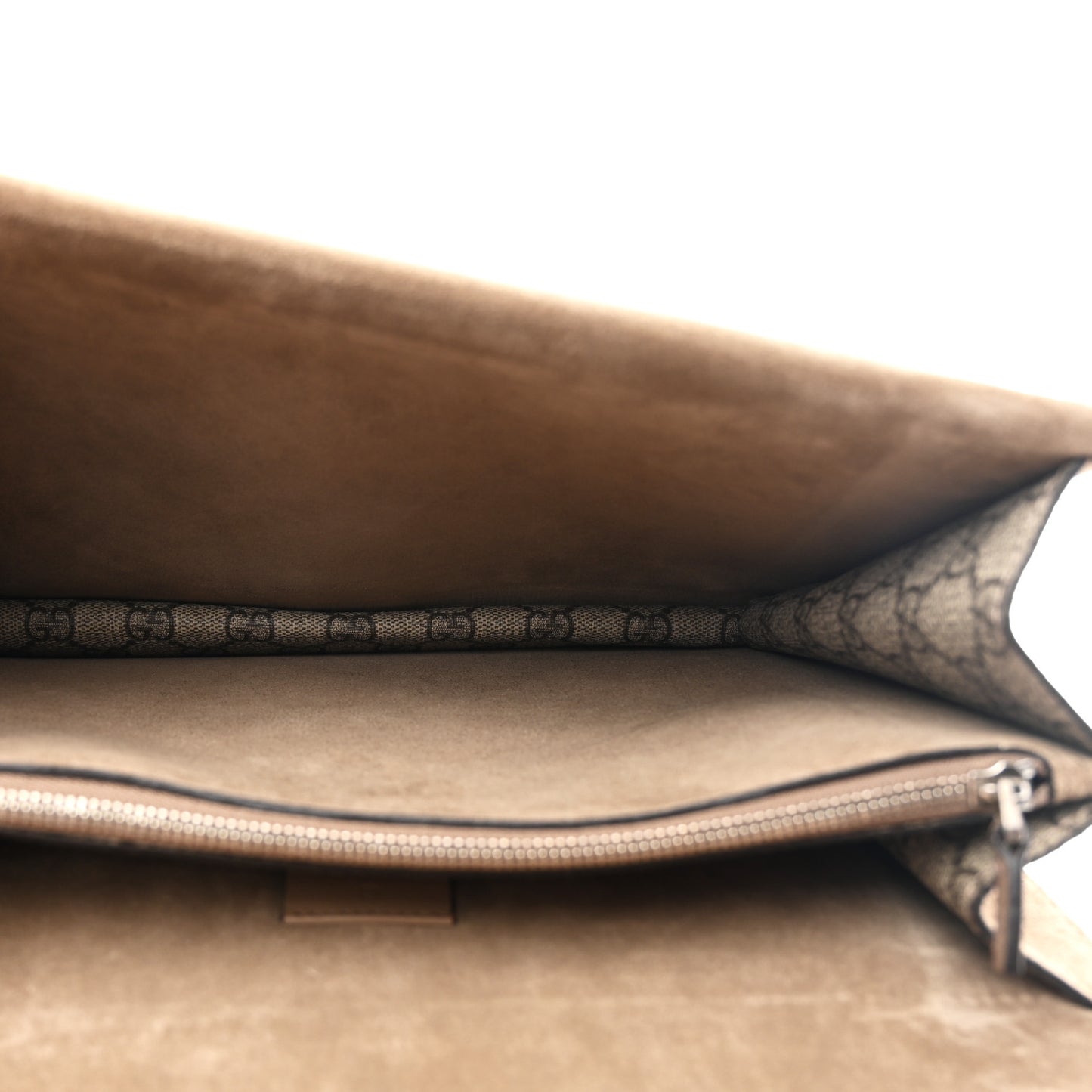 GG Supreme Monogram Medium Dionysus Shoulder Bag Taupe