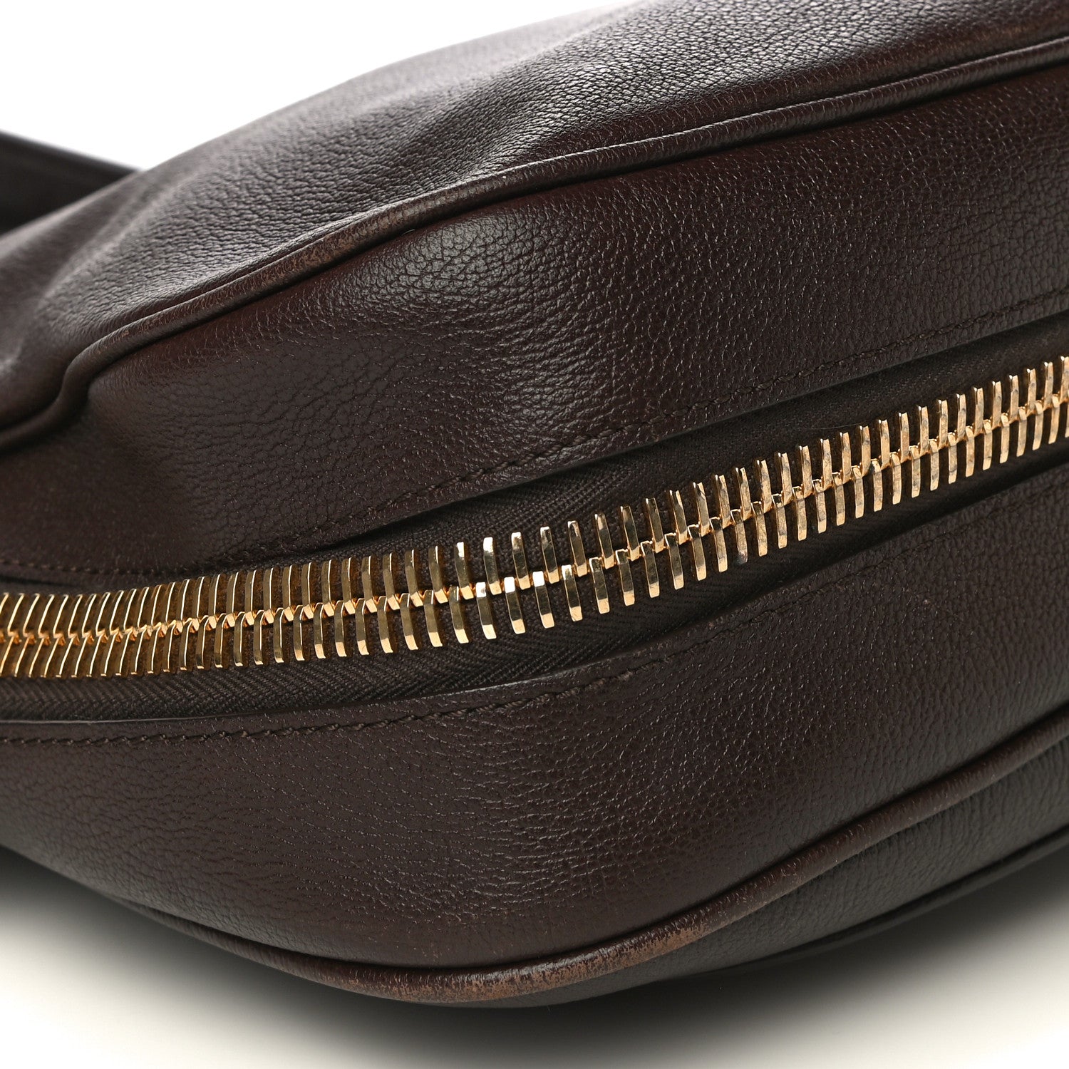 Tom Ford Pebbled Calfskin Large Jennifer Dark Brown 11 of 30