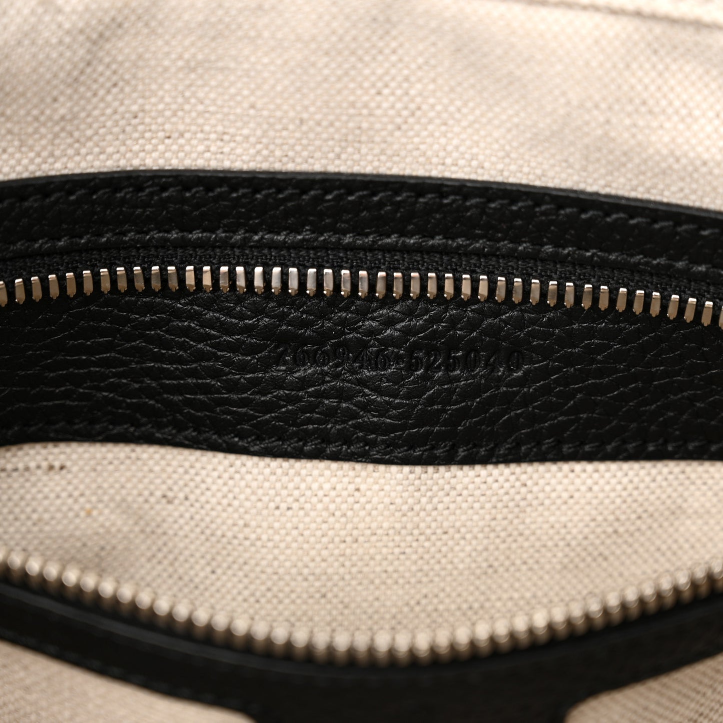 Piuma Calfskin Jumbo GG Embossed Medium Messenger Bag Black