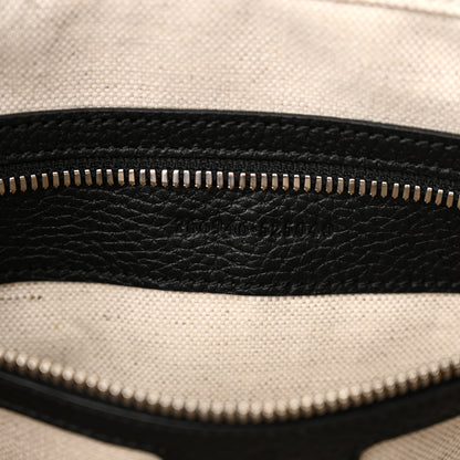 Gucci Piuma Calfskin Jumbo GG Embossed Medium Messenger Bag Black 5 of 10