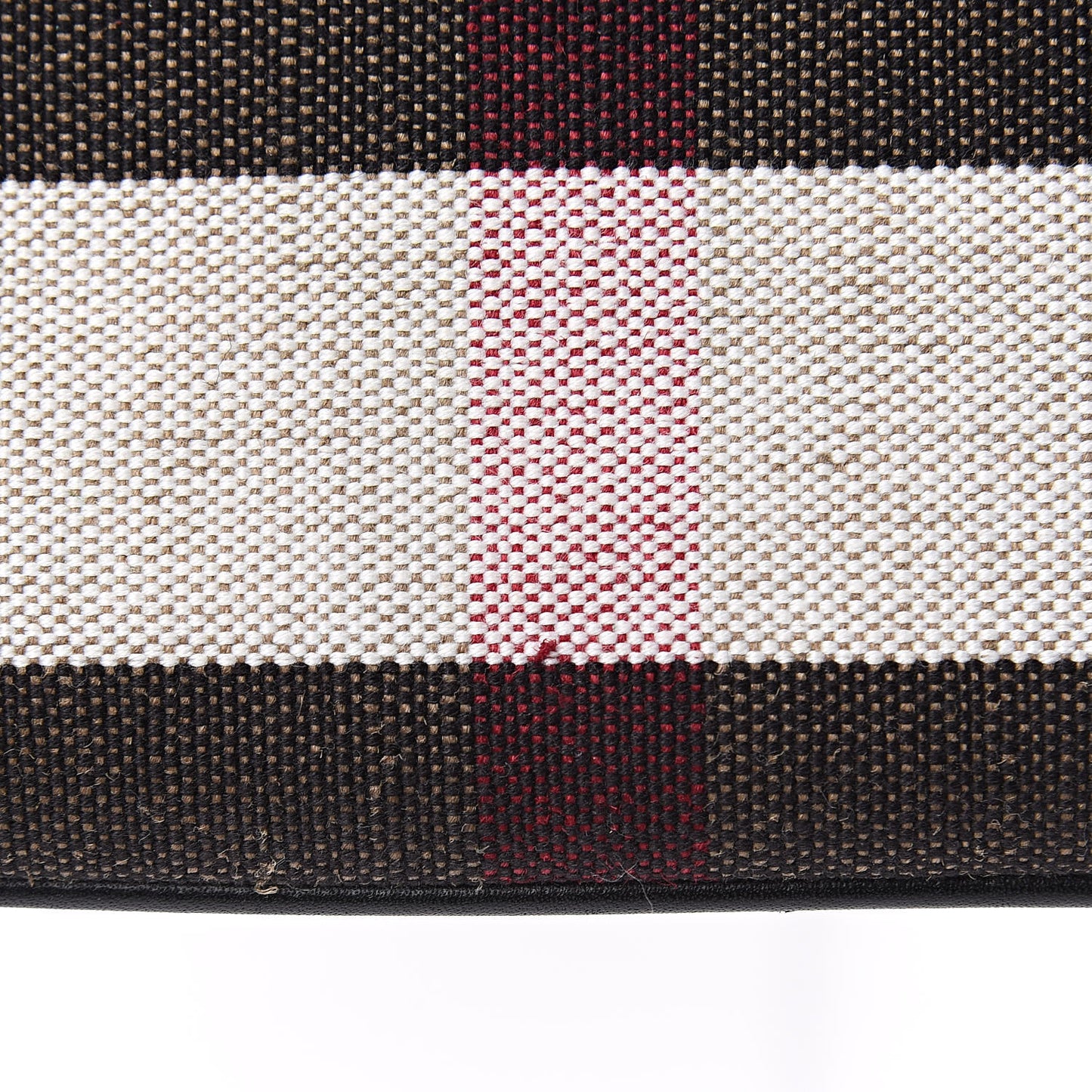 Mega Check Peyton Crossbody Clutch Bag Black