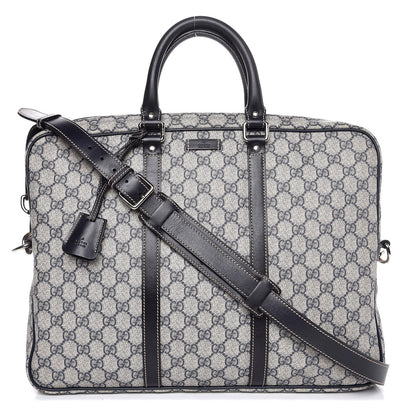 Gucci GG Plus Monogram Medium Briefcase Navy 1 of 8