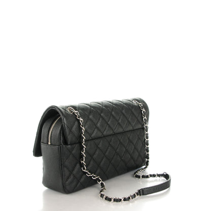 Chanel Caviar Quilted Jumbo Easy Flap Black 3 of 8