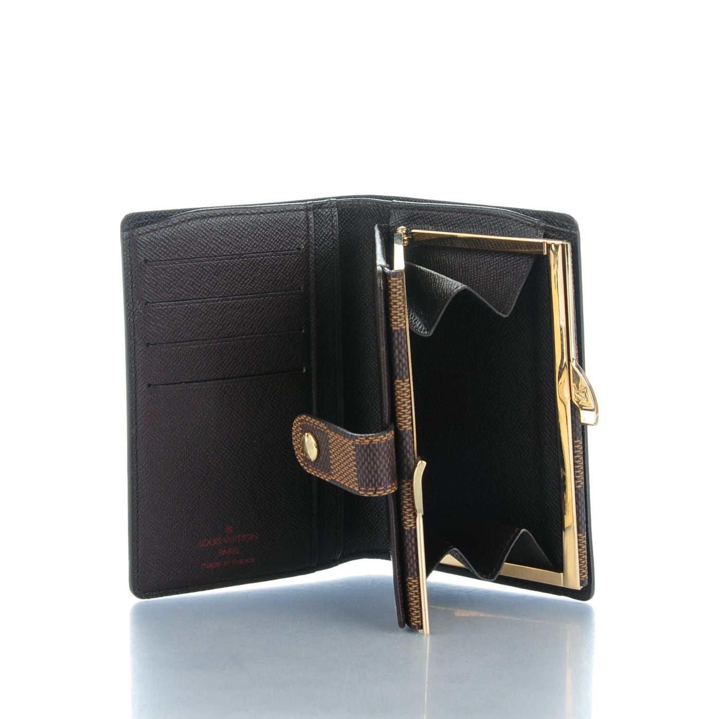 Damier Ebene French Purse Wallet