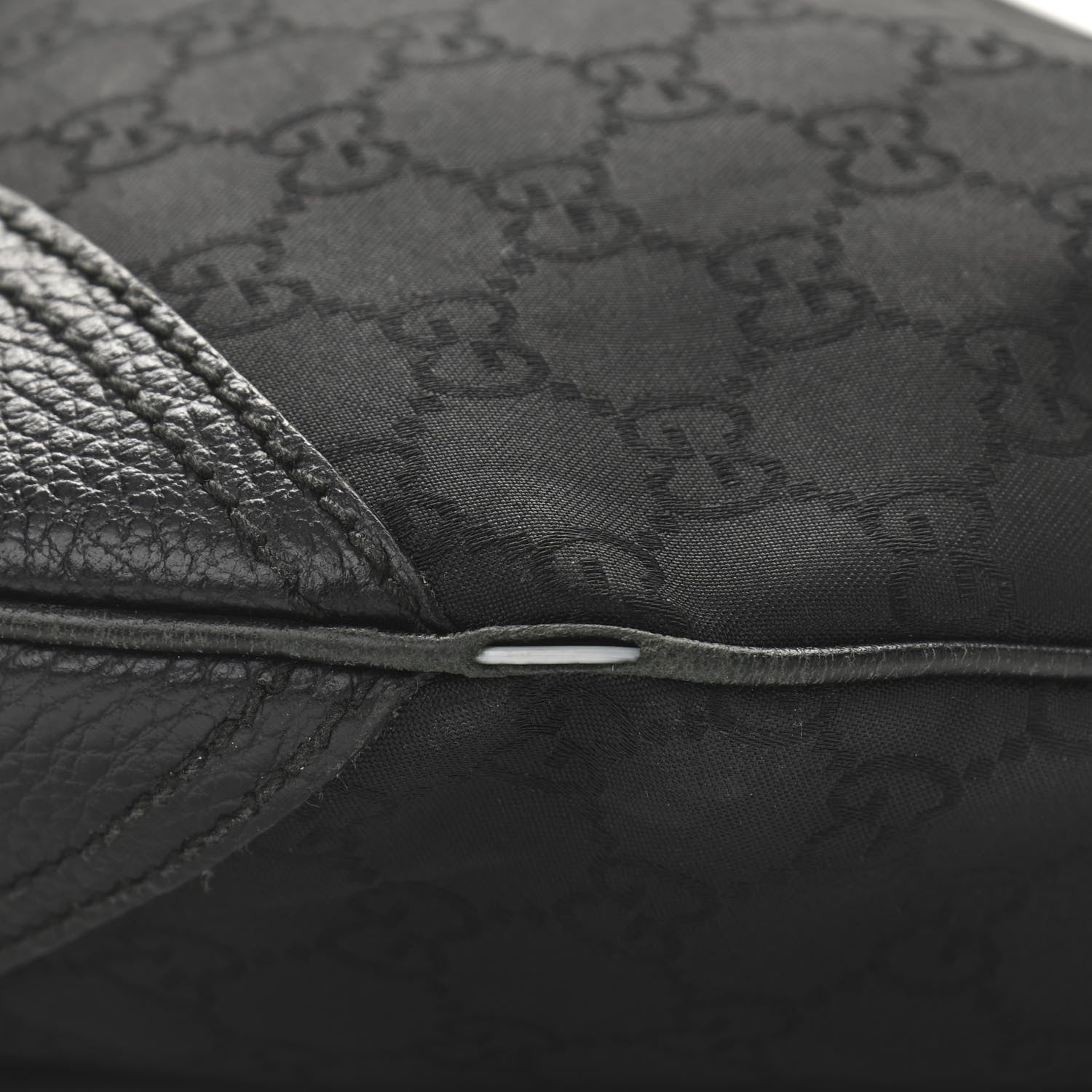 Gucci Nylon Monogram Large Princy Hobo Black 12 of 14