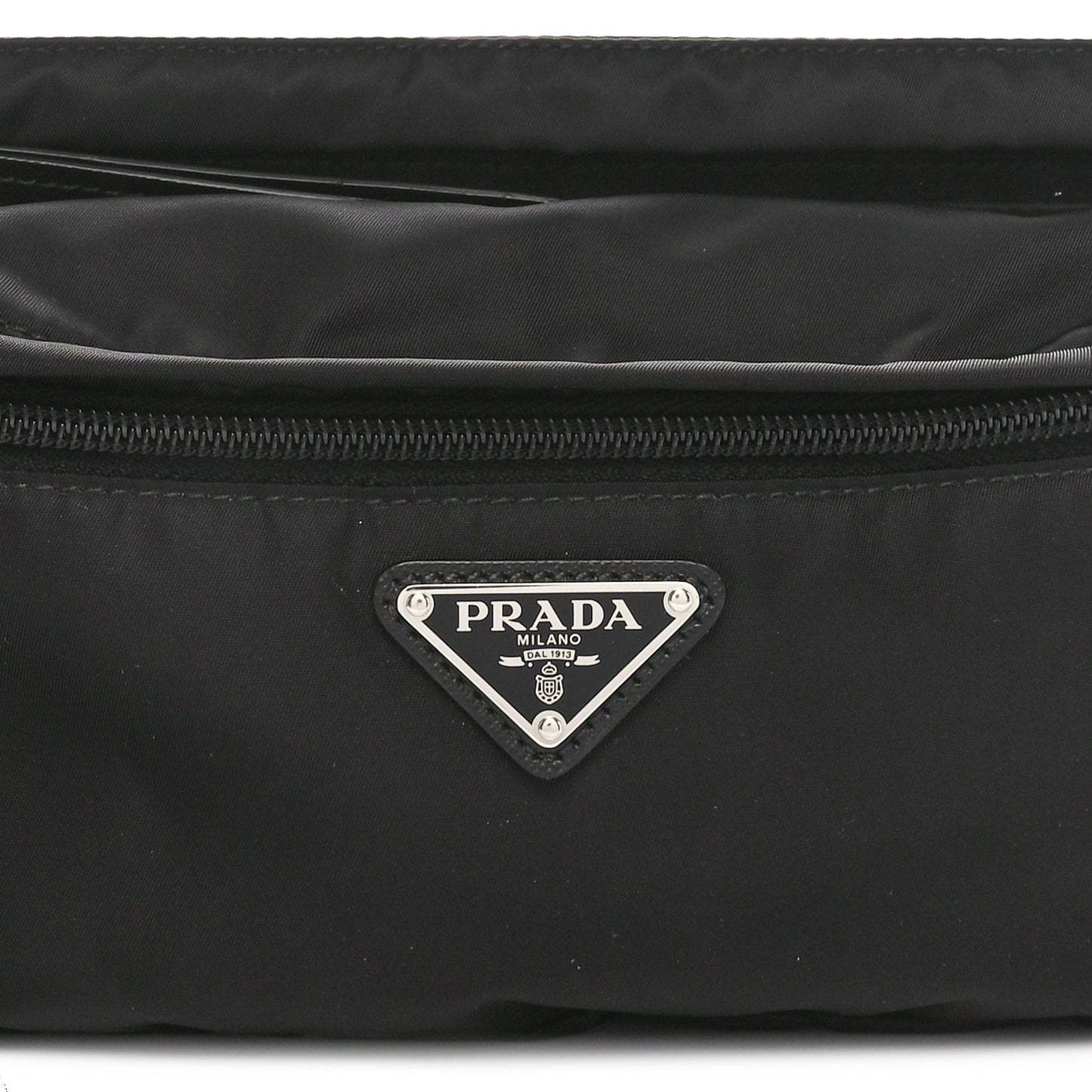 Tessuto Nylon Montagna Belt Bag Black