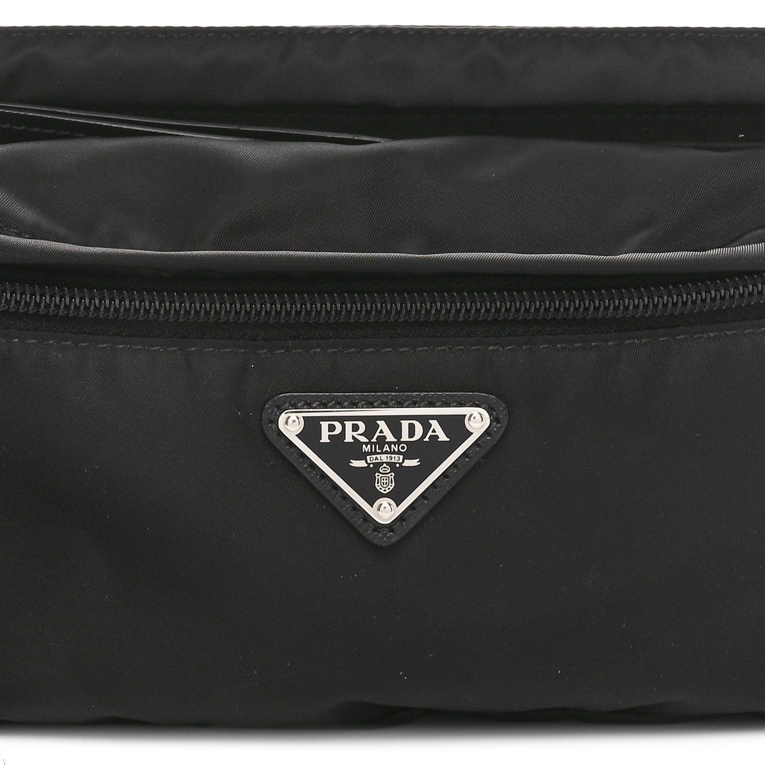 Prada Tessuto Nylon Montagna Belt Bag Black 7 of 9
