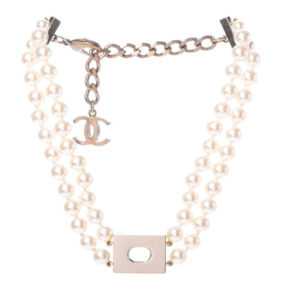 Chanel Pearl CC Short Necklace 1 of 4