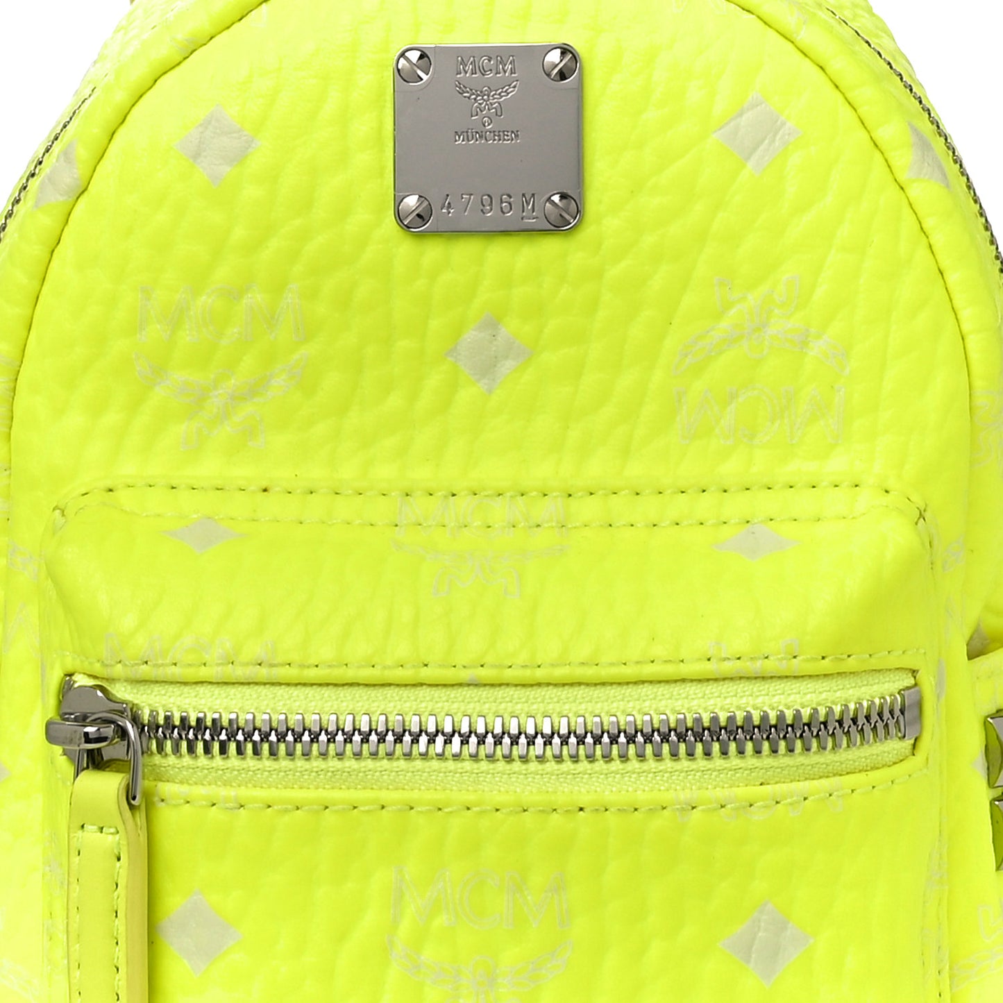 Visetos Side Stud X-Mini Stark Bebe Boo Backpack Neon Yellow