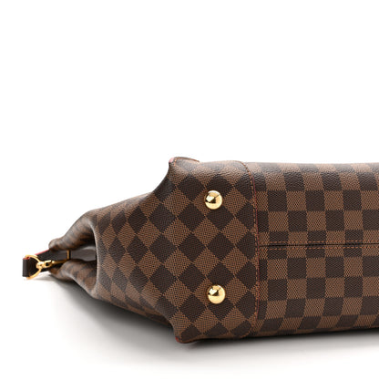 Louis Vuitton Damier Ebene Caissa Hobo Cherry 10 of 11