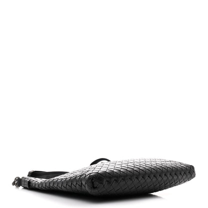 Bottega Veneta Nappa Intrecciato VN Crossbody Messenger Bag Black 4 of 9