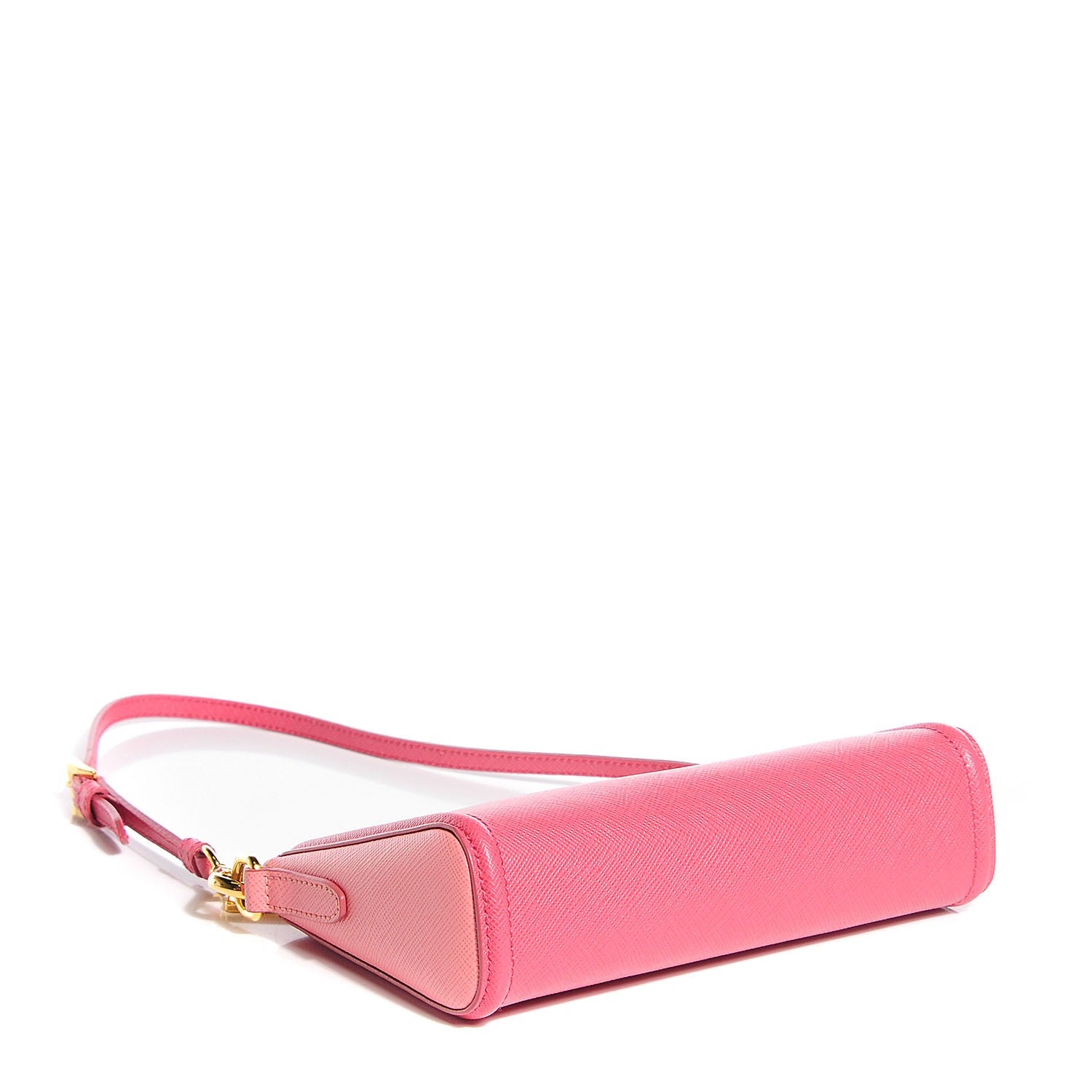 Prada Saffiano Mini Bi-Color Shoulder Bag Tamaris Camelia 4 of 8