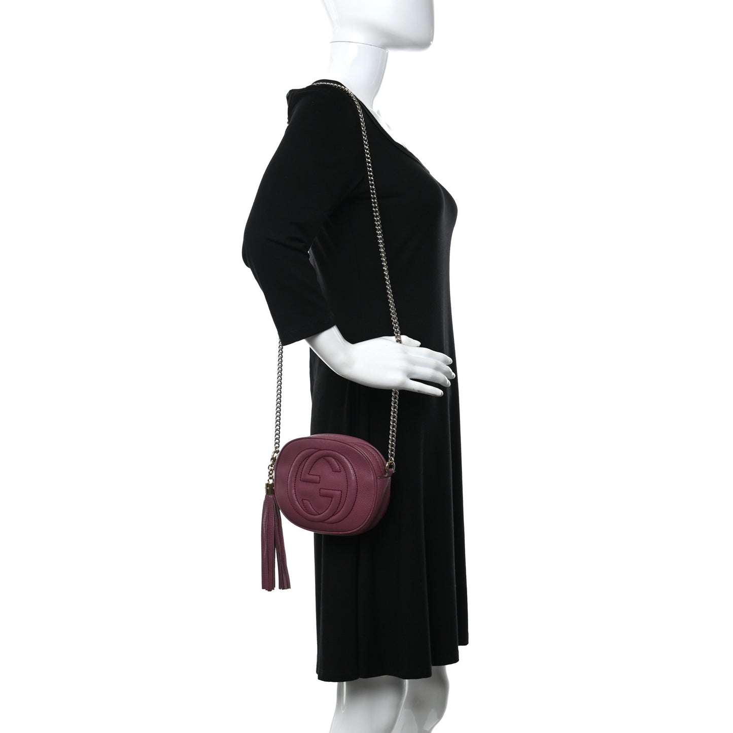 Cellarius Calfskin Mini Soho Chain Bag Peonia Flower