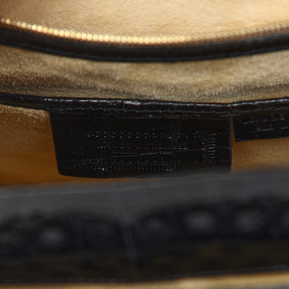 Nancy Gonzalez Crocodile Top Handle Bag Black 5 of 8