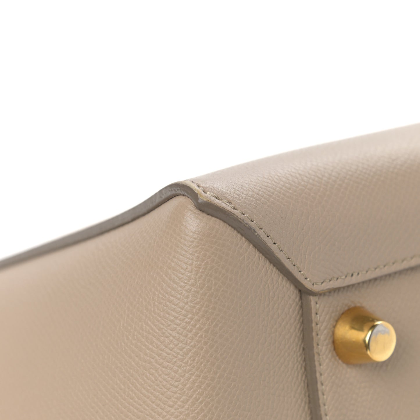 Grained Calfskin Mini Belt Bag Light Taupe