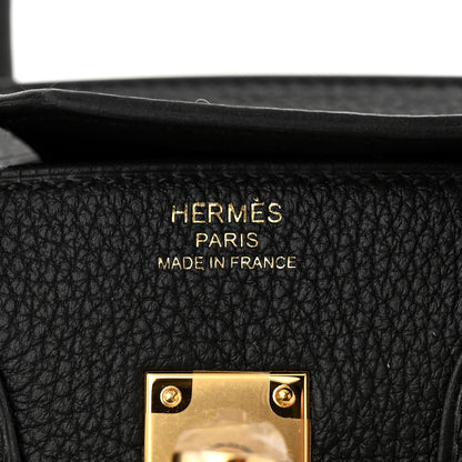 Hermes Togo Birkin 25 Black 6 of 11