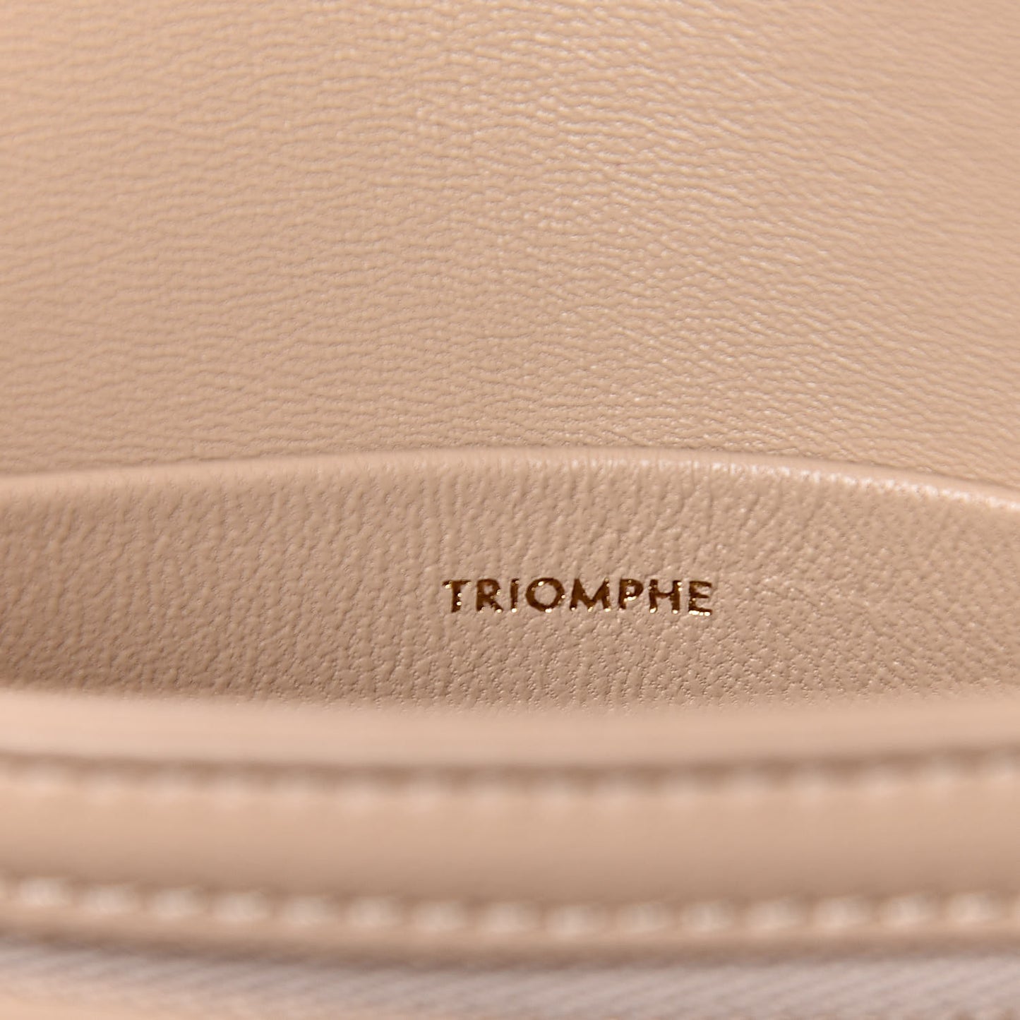Shiny Calfskin Teen Triomphe Nude