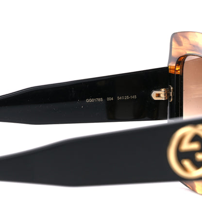 Gucci Square Frame GG0178S Sunglasses Havana 5 of 9