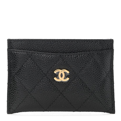 Chanel Caviar Quilted Card Holder Black 1 of 9