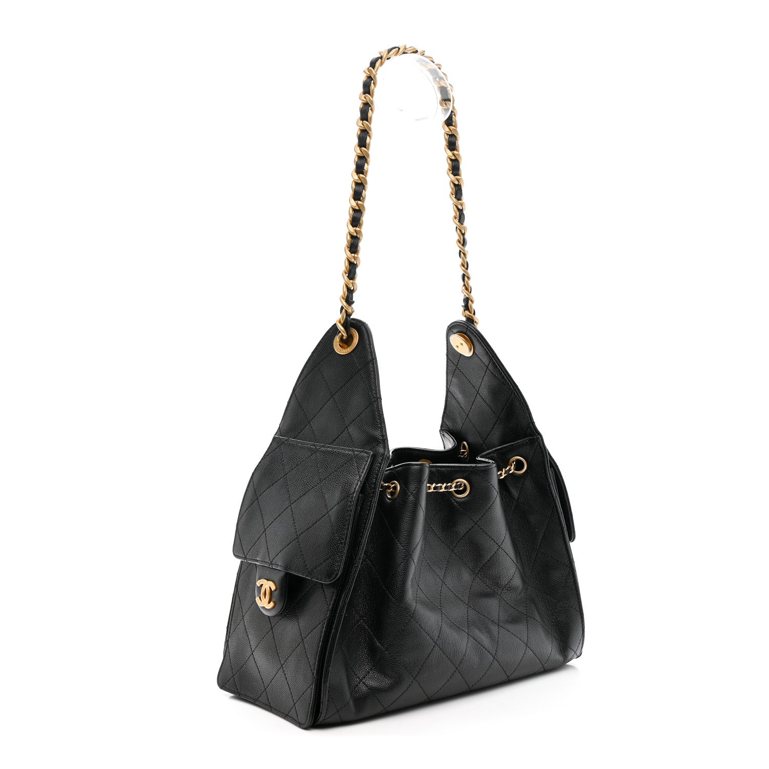 Chanel Caviar Quilted Small Chanel 25 Handbag Black 3 of 11