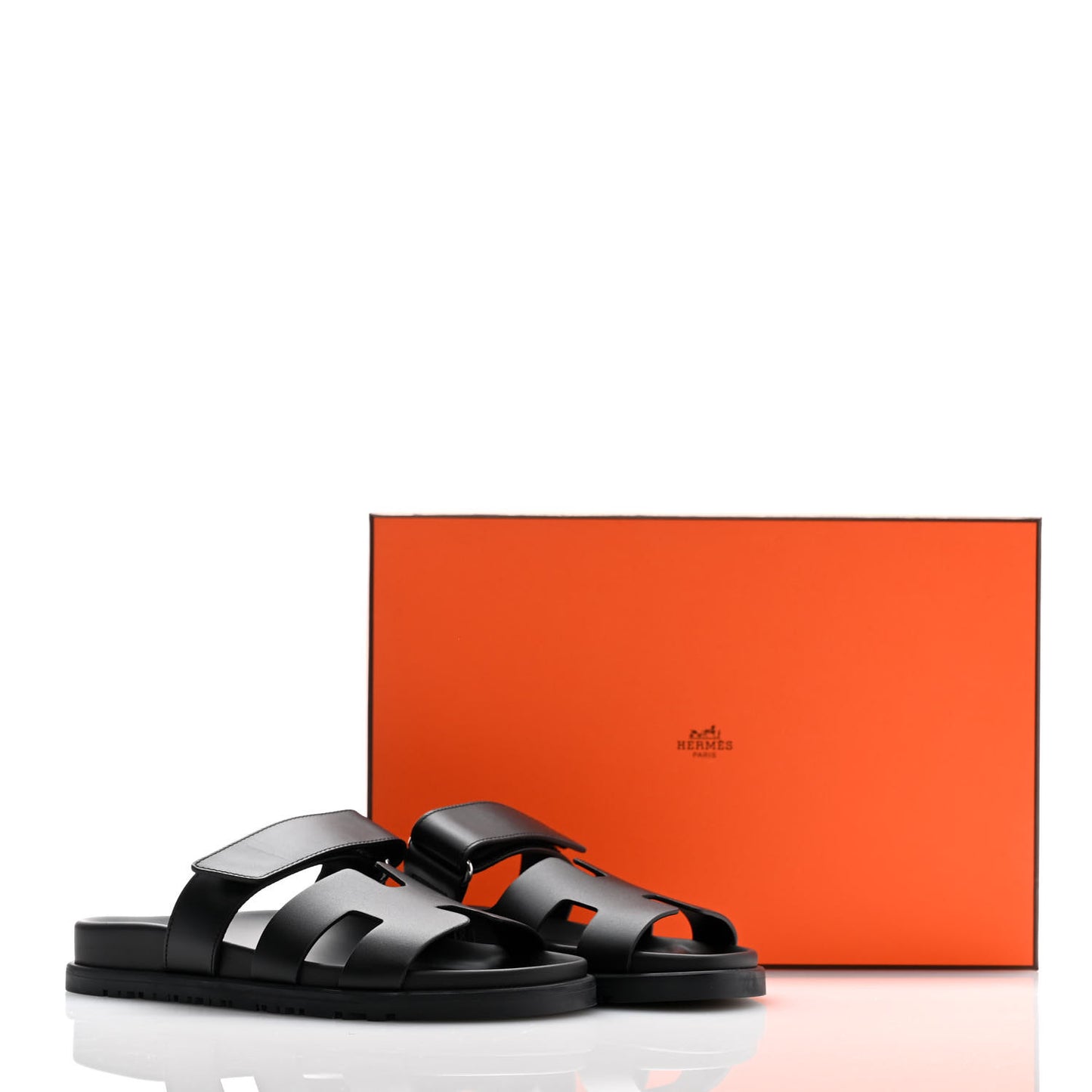 Calfskin Womens Chypre Sandals 35 Black