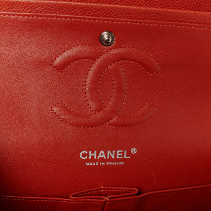 Chanel Caviar Quilted Medium Double Flap Red 6 of 11