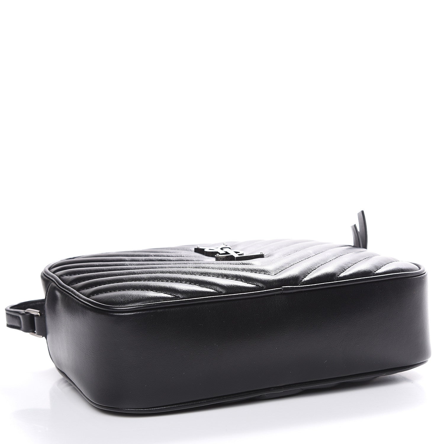 Saint Laurent Calfskin Matelasse Monogram Lou Camera Bag Black 4 of 10
