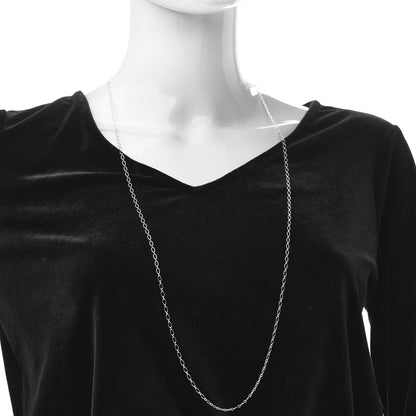 Tiffany Sterling Silver Oval Link Chain Necklace 36" 2 of 6