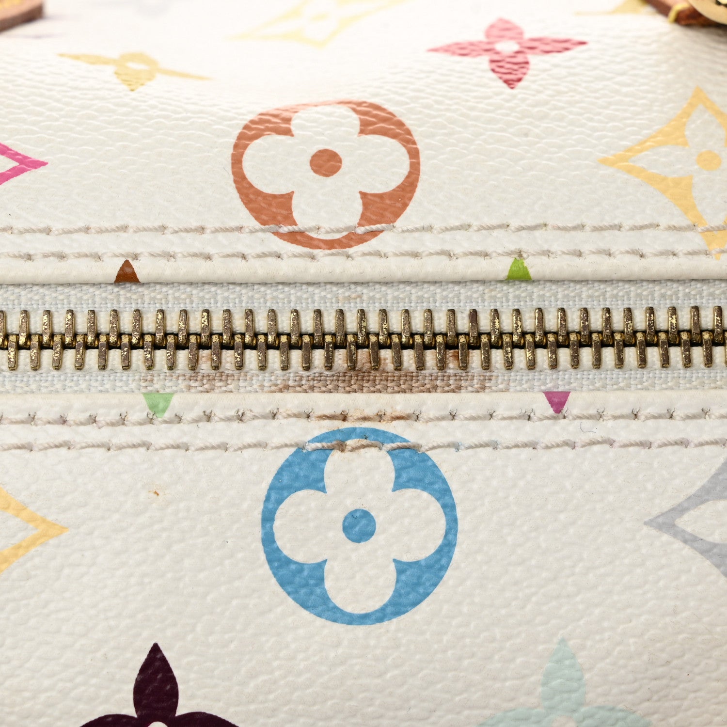 Louis Vuitton Monogram Multicolor Speedy 30 White 10 of 10