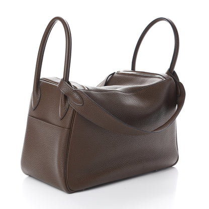 Hermes Taurillon Clemence Lindy 34 Cacao 2 of 8